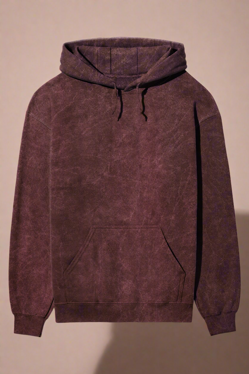 acid washed sweatshirt hoodie maroon